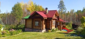 Бревенчатый дом в СНТ Ветеран в Новой Ляле - novaya-lyalya.yutvil.ru - фото 1
